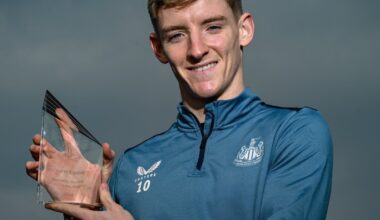 Anthony Gordon named Newcastle Player of the Season 23/24