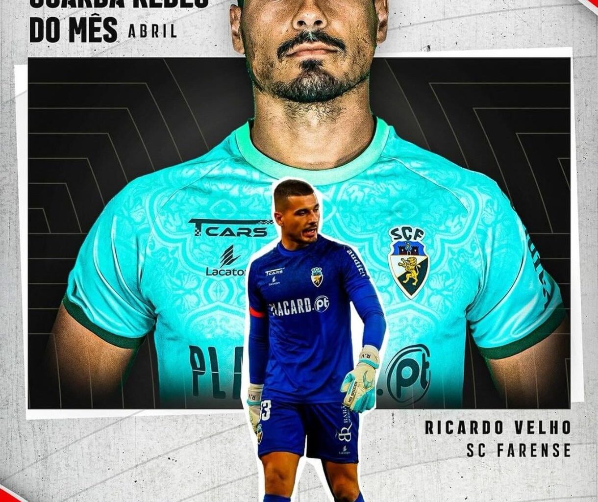 Ricardo Velho eleito o melhor Guarda Redes do mês de Abril
