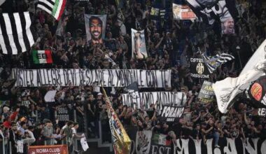 Curva Sud did it again tonight:' Coach Allegri you should stay'