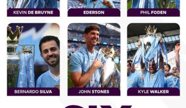 6 trophies is a lot for some players… 6 premier league titles for those 6 gents