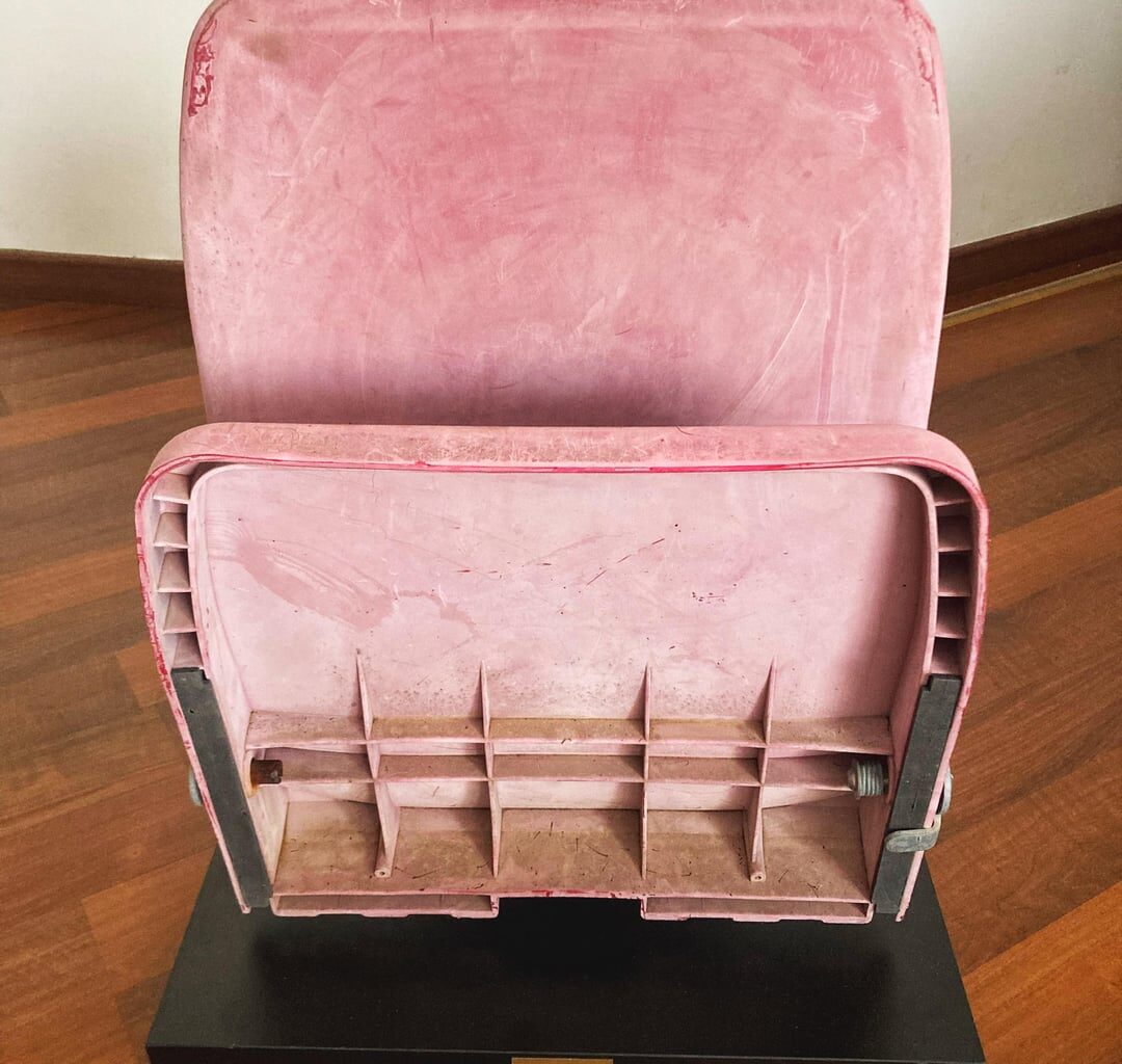Today I got a piece of history. A seat from the old Camp Nou