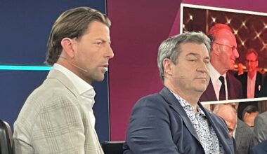 Markus Söder bei Sky: „Mein Verhältnis zu Uli Hoeneß ist sehr gut. Ich finde das Bashing über ihn völlig übertrieben. Die Probleme liegen woanders. Nämlich in der Entwicklung. Manche Spieler verdienen zu viel für ihre Leistungen. Die, die man hat, muss man zu Superstars machen. “