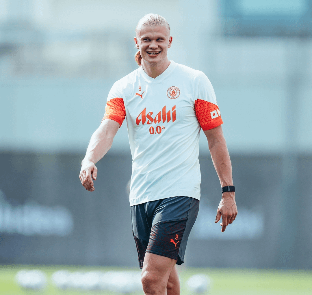 Haaland At Training