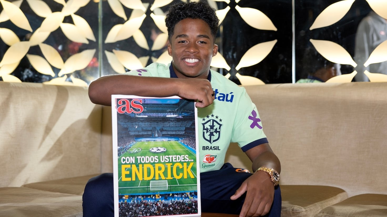 AS: Endrick explains decision to make Real Madrid move | The Brazilian spoke to AS while preparing for his final days with Palmeiras before facing two great challenges: the Copa América and his move to Europe.