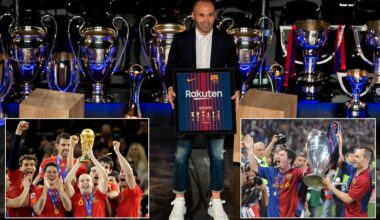 Happy 40th birthday to the legend Andrés Iniesta!