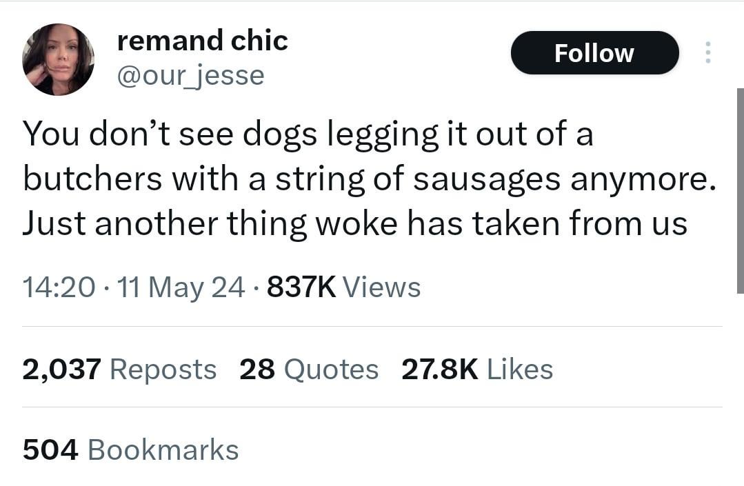 What's the weirdest thing you've seen the right wing complain about in your country? I'll go first -