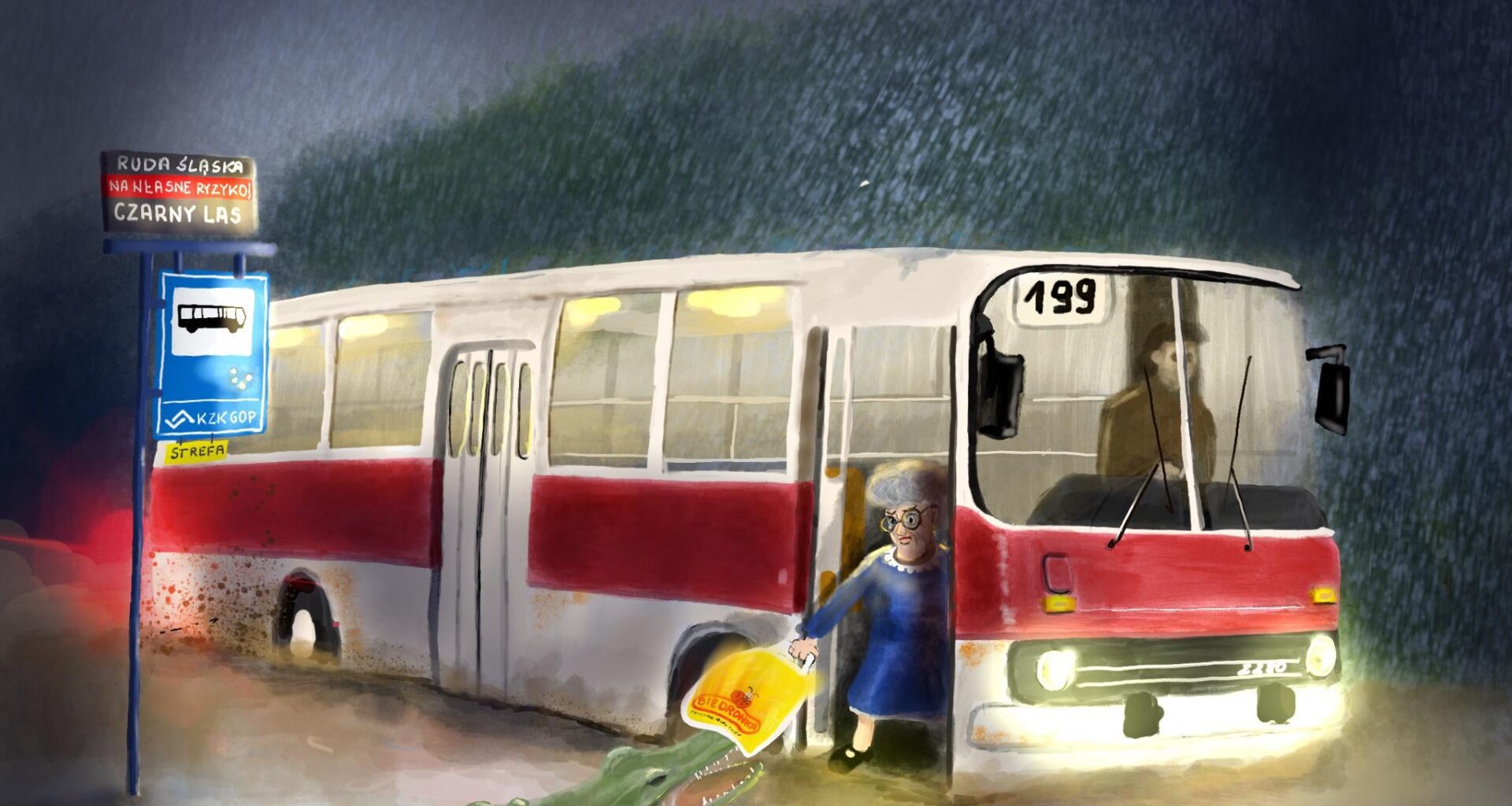 Przystanek na własne ryzyko.