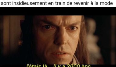 Je pensais qu'on était collectivement passés à autre chose!