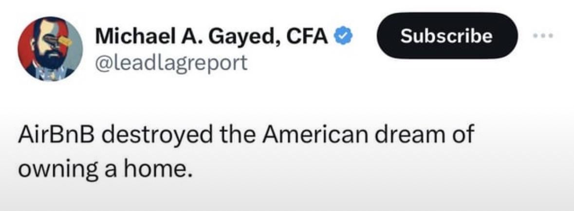 What else destroyed the American dream
