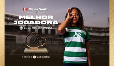 Olivia Smith é a melhor jogadora da Liga BPI 2023/24