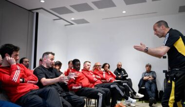 Max Allegri gave coaching lessons to the likes of Del Piero, Padoin, Parolo and Abate at the Continassa