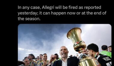 Juventus will decide Allegri’s immediate fate soon