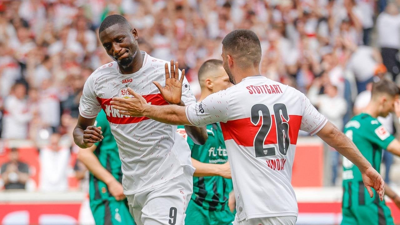 Sieg gegen Gladbach: VfB Stuttgart holt sich die Vize-Meisterschaft