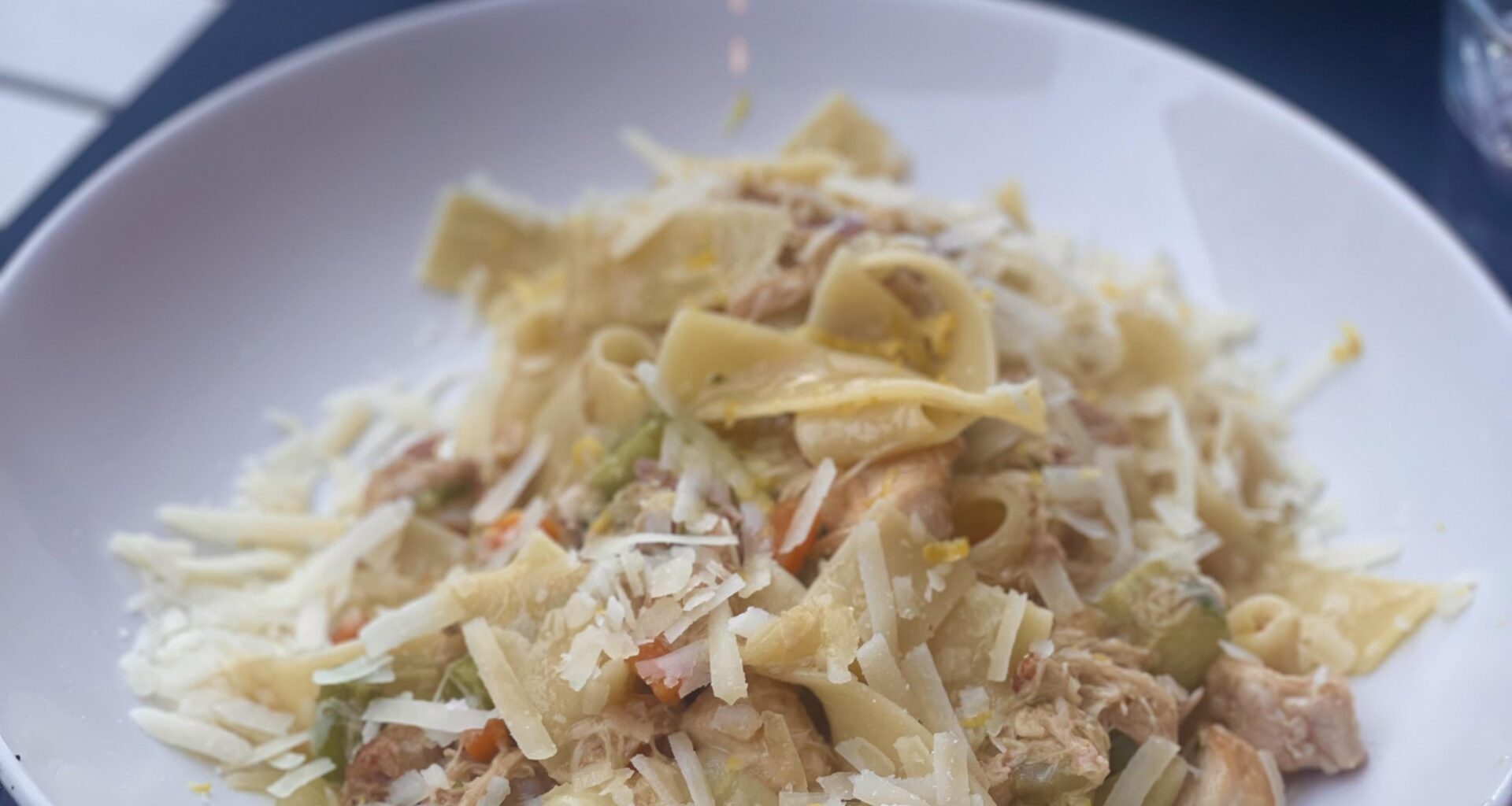 Pasta with Rabbit Ragù and Asparagus