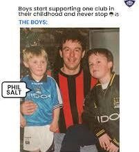 Phil salt also a man City fan!