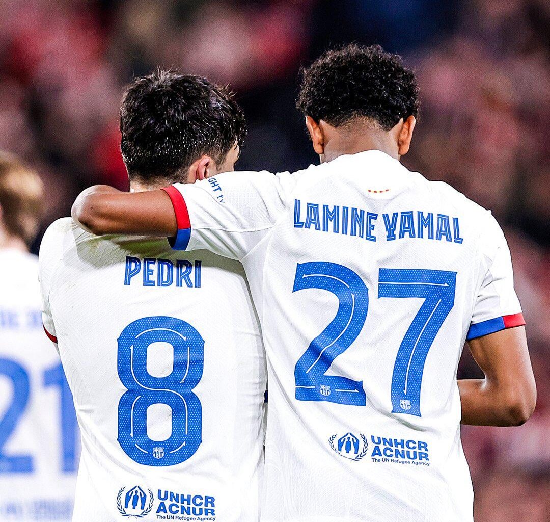 Pedri and Lamine Yamal