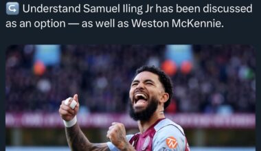 Juve and Aston Villa to discuss Douglas Luiz transfer: Mckennie and Iling Jr could potentially be included