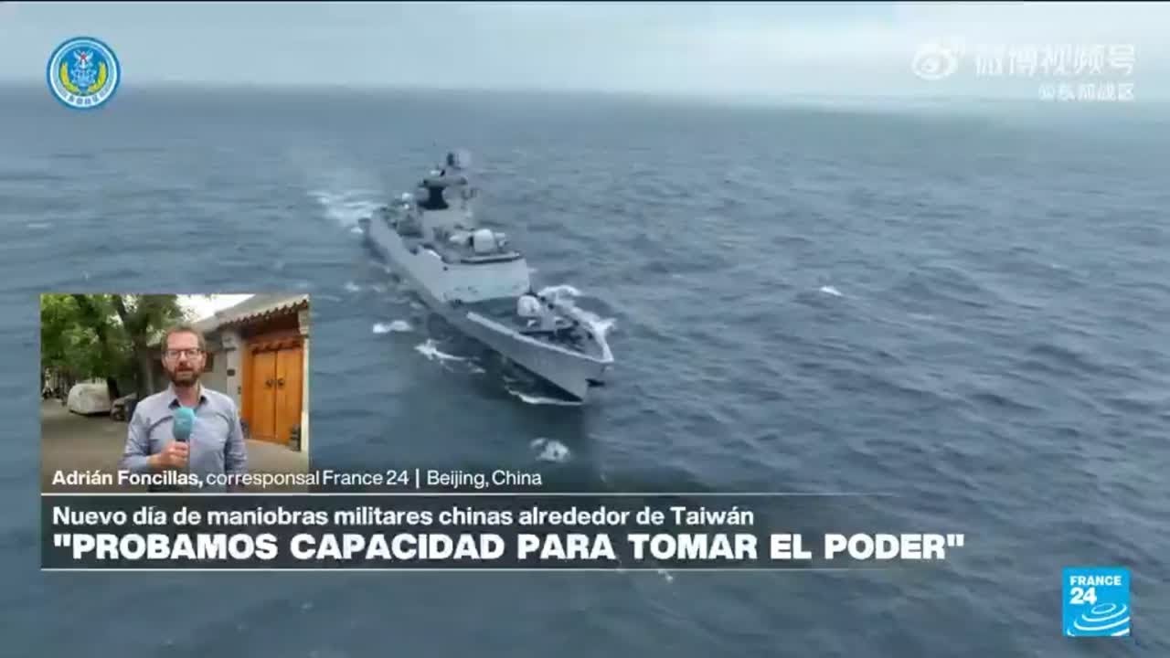 Informe desde Beijing: nuevo día de ejercicios militares chinos alrededor de Taiwán