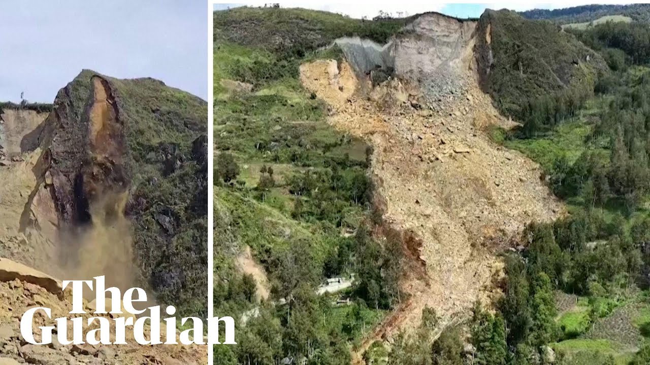 Hundreds killed after landslide flattens remote Papua New Guinea village