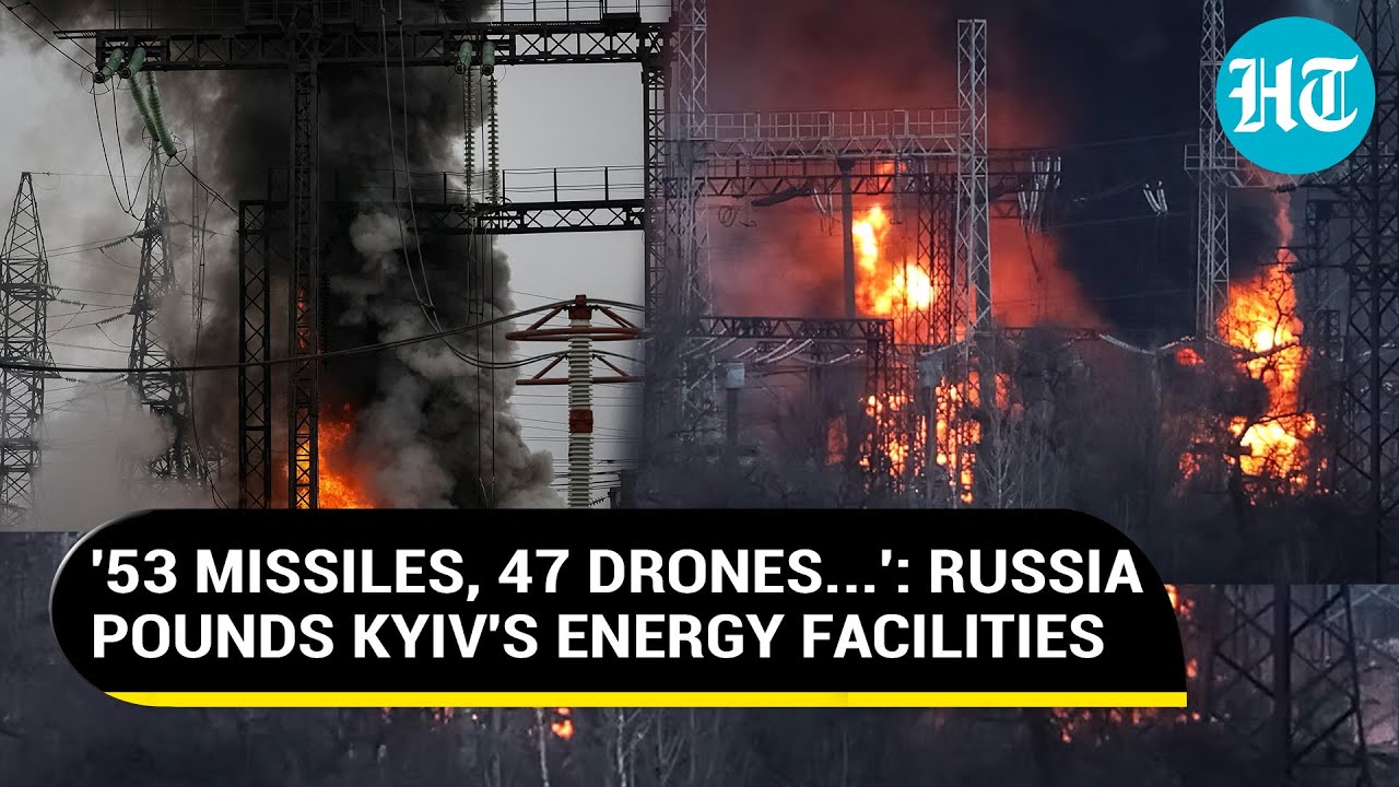Putin’s Revenge? Russia’s Missile & Drone Blitz Hits Ukraine’s Energy Facilities | Watch