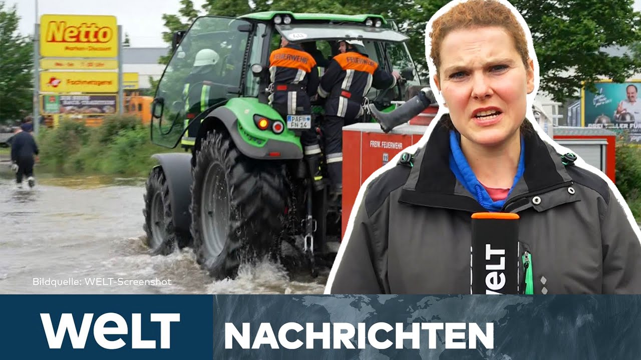 HOCHWASSER IN SÜDDEUTSCHLAND: Weiter Katastrophenalarm in vielen bayerischen Landkreisen! | News