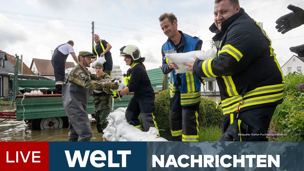 KATASTROPHENFALL: Hochwasser-Lage spitzt sich in einigen Gebieten im Süden zu | WELT Newsstream
