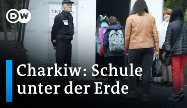 Gegen russische Bomben: Charkiw eröffnet erste Untergrund-Schule | DW Nachrichten