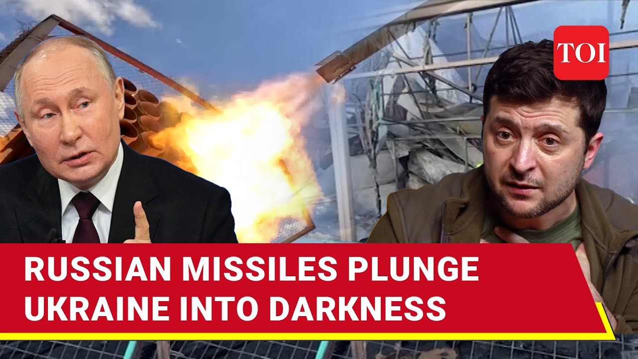 Power Emergency In Ukraine As Putin's Army Hammers Energy Sites With Missiles | Watch