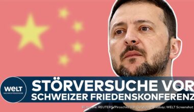 KRIEG IN DER UKRAINE: Selenskyj enttäuscht! Schweizer Friedensgipfel - keine Unterstützung Chinas