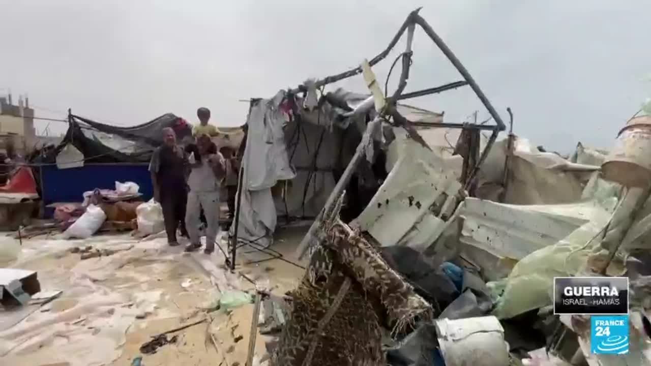 Persisten los ataques israelíes a hospitales y campamentos de refugiados en Rafah • FRANCE 24