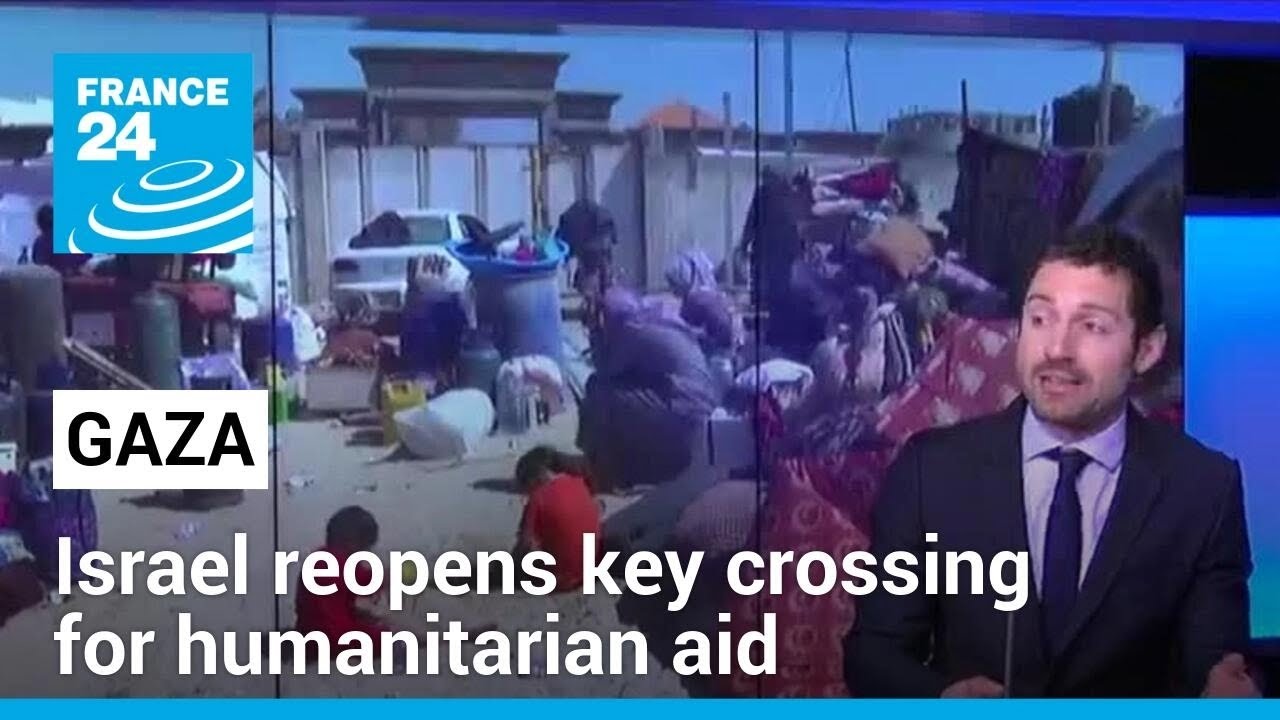 Israel reopens key crossing for aid to enter Gaza that was closed over weekend rocket attack