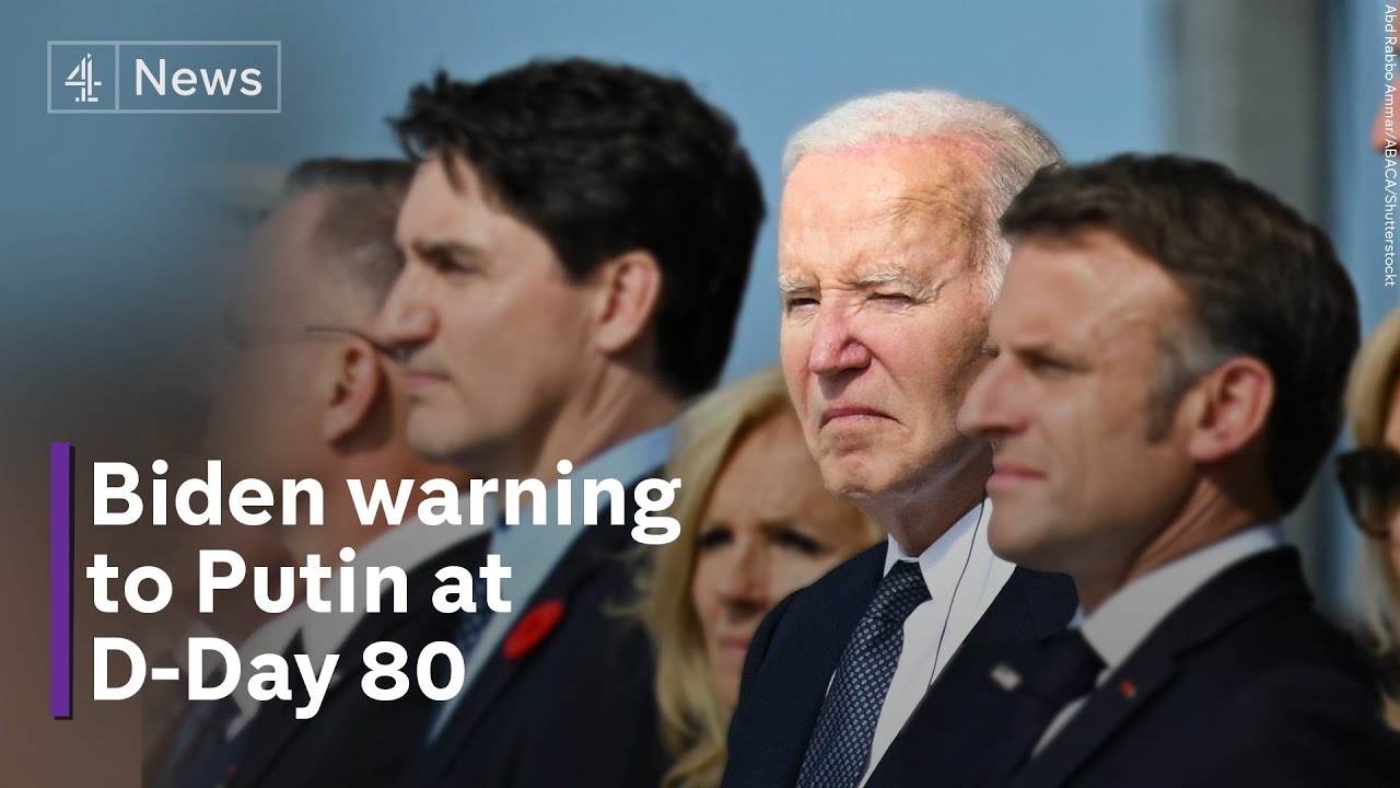 Biden tells world to 'do duty' and support Ukraine on D-Day anniversary