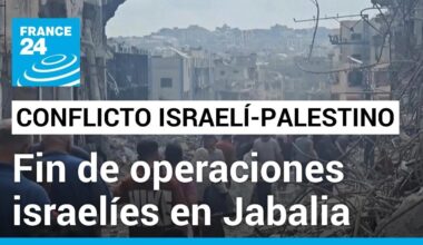 Israel da por terminada su operación militar en Jabalia • FRANCE 24 Español