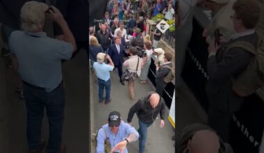 Milkshake thrown over Nigel Farage as he launches campaign in Clacton