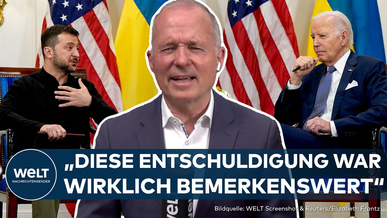 UKRAINE-KRIEG: Biden entschuldigt sich bei Selenskyj! Macron sagt Mirage-Kampfjets zu