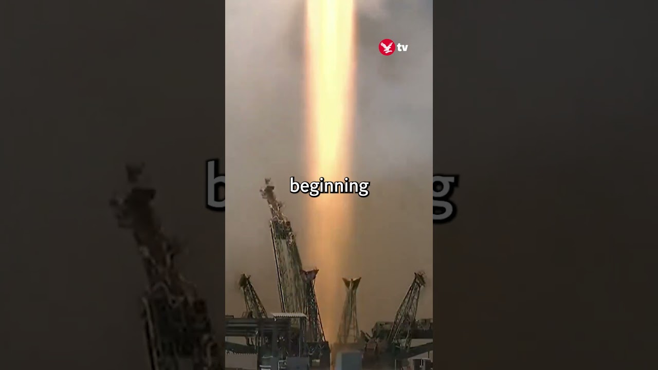 Russian cargo ship launches to International Space Station #shorts