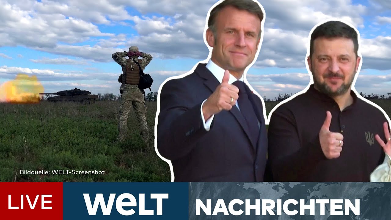 PUTINS KRIEG: Französische Ausbilder in der Ukraine immer wahrscheinlicher - USA bremsen | STREAM