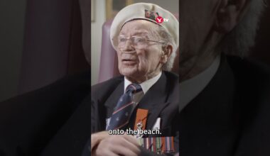 D-Day veteran describe historic landings #news #shorts
