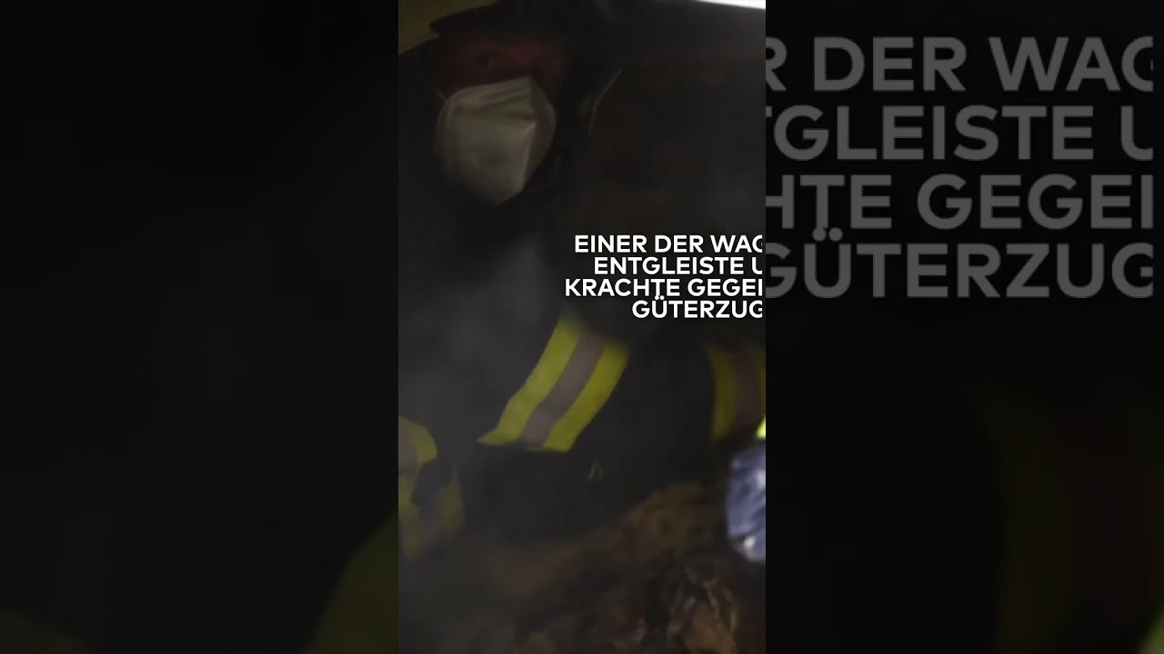 HORROR-UNFALL: Personenzug prallt mit Güterzug in Tschechien frontal zusammen #shorts