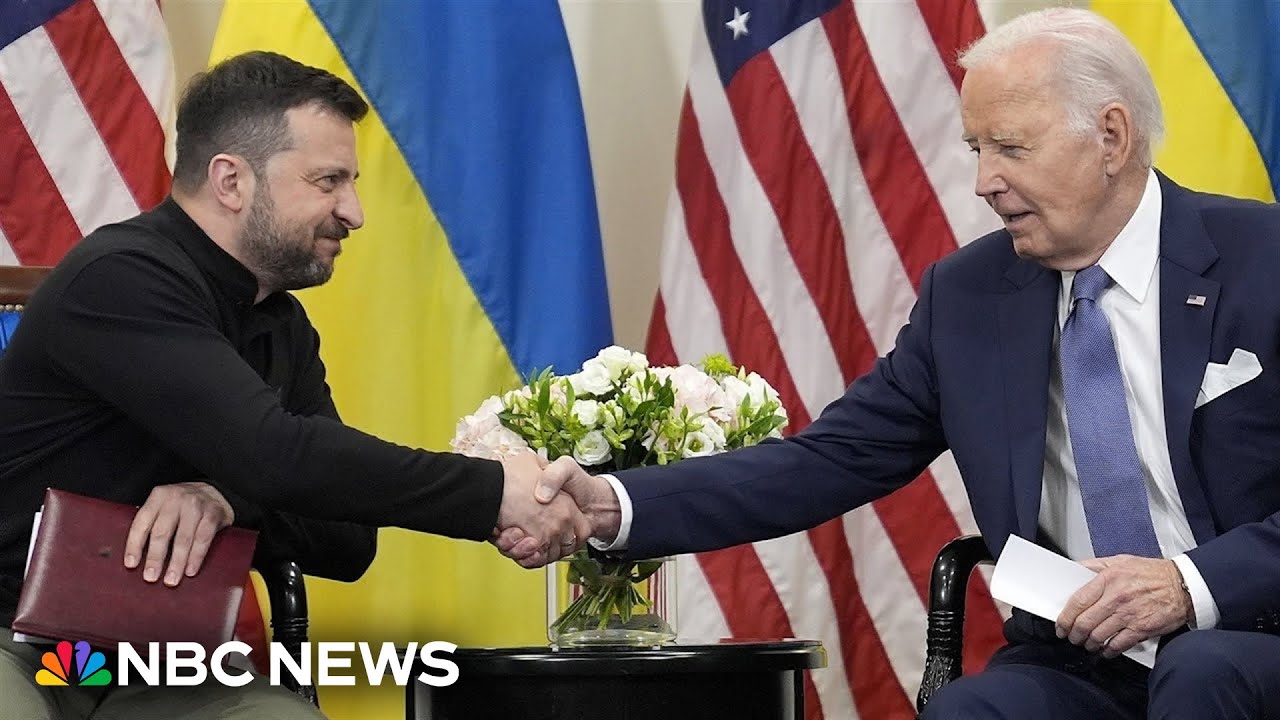 Biden announces new Ukraine aid package during Zelenskyy meeting in Paris