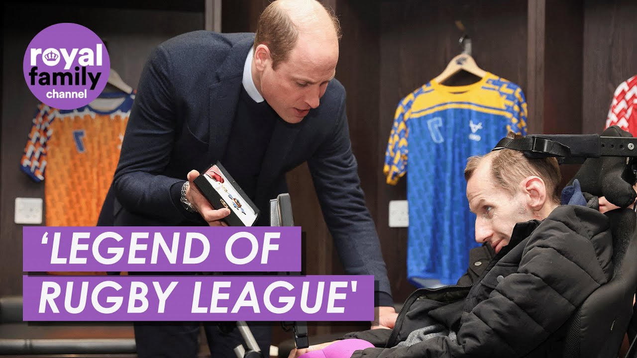 Prince William Pays Tribute to Former Rugby League Star Rob Burrow