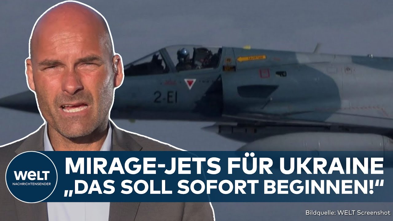 PUTINS KRIEG: Zeitpunkt steht fest! Plan enthüllt! Frankreich liefert Mirage-Kampfjets an Ukraine
