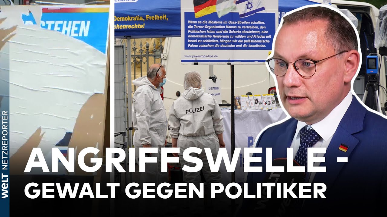 DEUTSCHLAND: Gewalt im Wahlkampf 2024 - Politiker zunehmend Ziel von Angriffen & Attacken