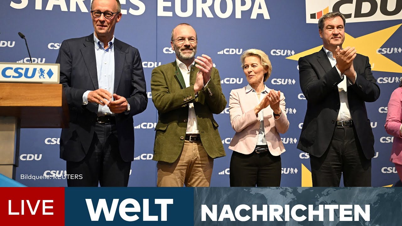 EUROPAWAHL: Deutschland rückt nach Rechts! Kantersieg Union, Klatsche für Ampel und Gewinne für AfD!