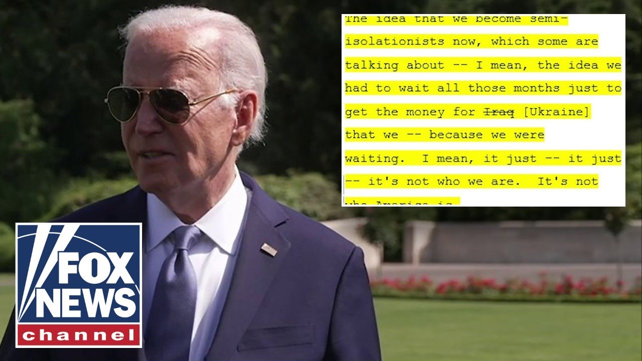 'BIG MISTAKE': Biden ends French visit by confusing Iraq and Ukraine