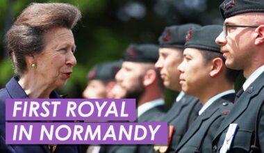 Princess Anne Marks D-Day 80th Anniversary with Veterans