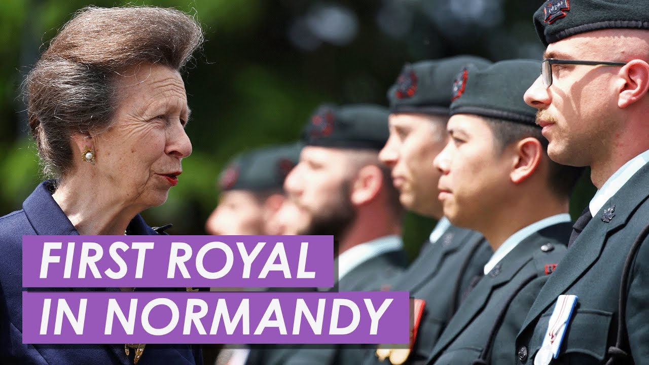 Princess Anne Marks D-Day 80th Anniversary with Veterans