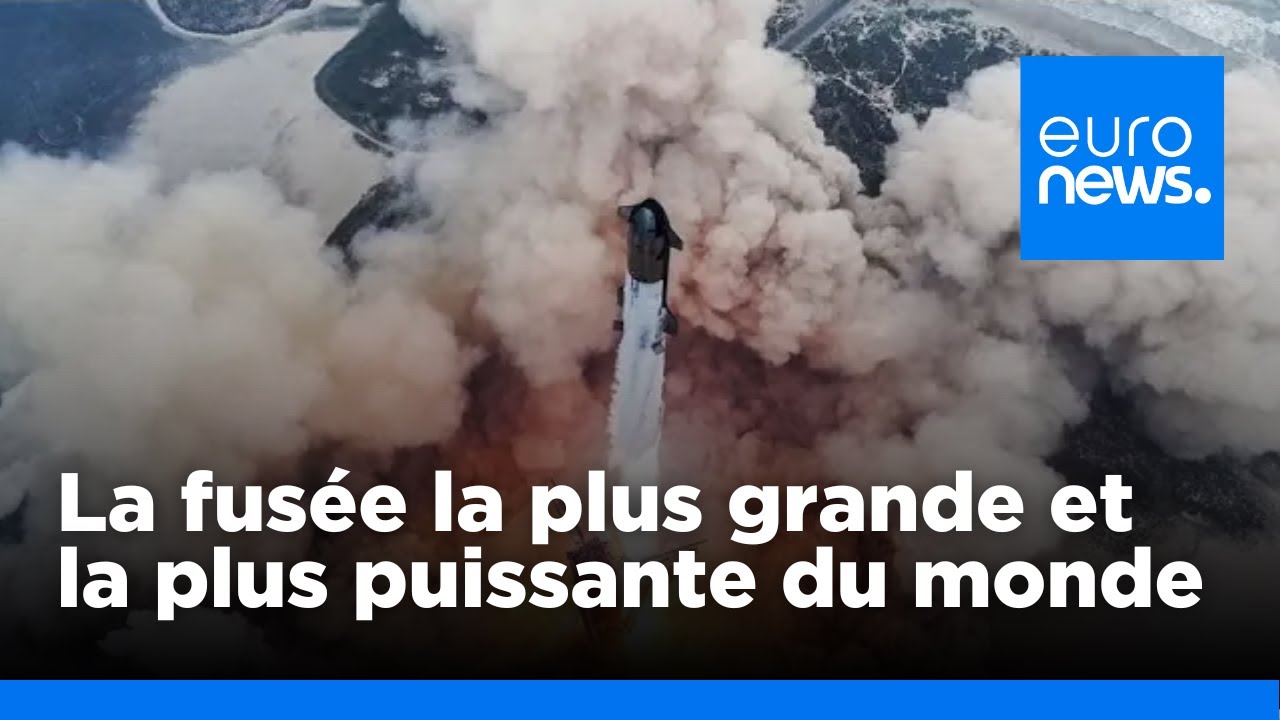 SpaceX achève (finalement) avec succès le vol d'essai de la méga-fusée Starship | euronews 🇫🇷