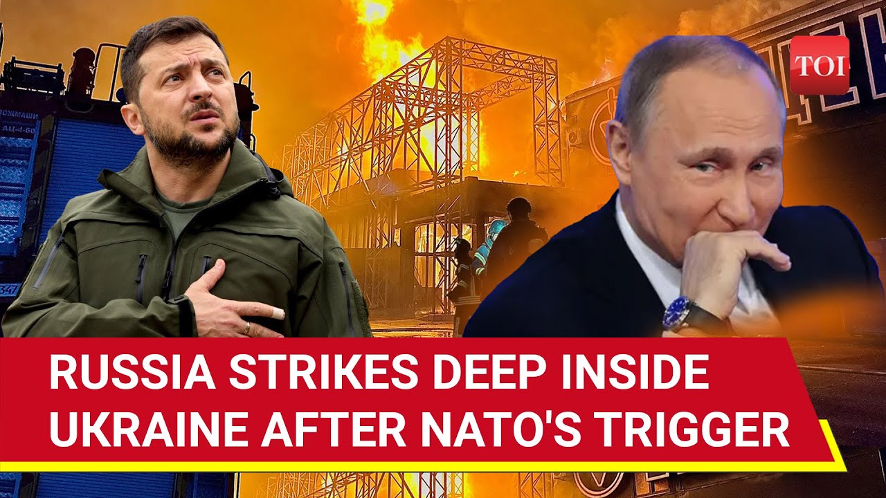 Putin's Army Pounds Western Ukraine After NATO's 'Strike Inside Russia' Trigger | Watch
