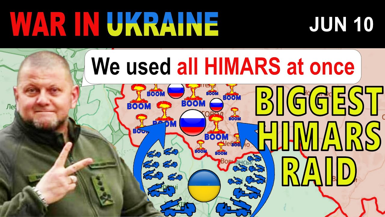10 Jun: ABSOLUTE MAYHEM: Russian Bases Hit with 308 HIMARS ROCKETS! | War in Ukraine Explained